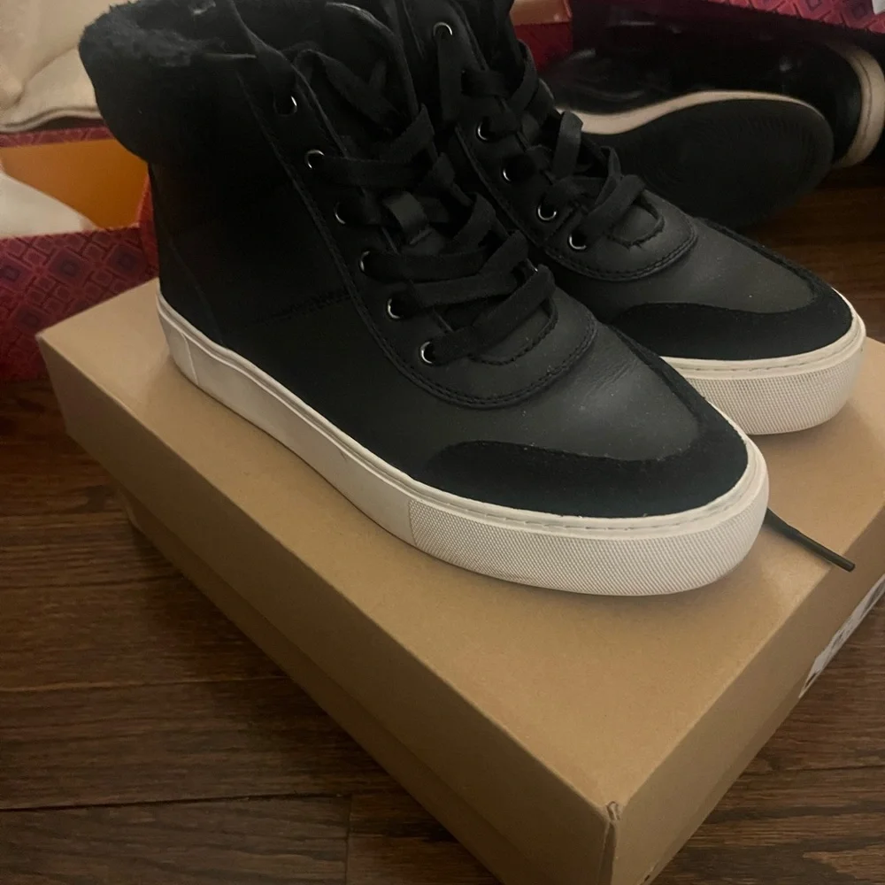 UGG Women's Black High-Top Sneakers - Picture 3 of 5